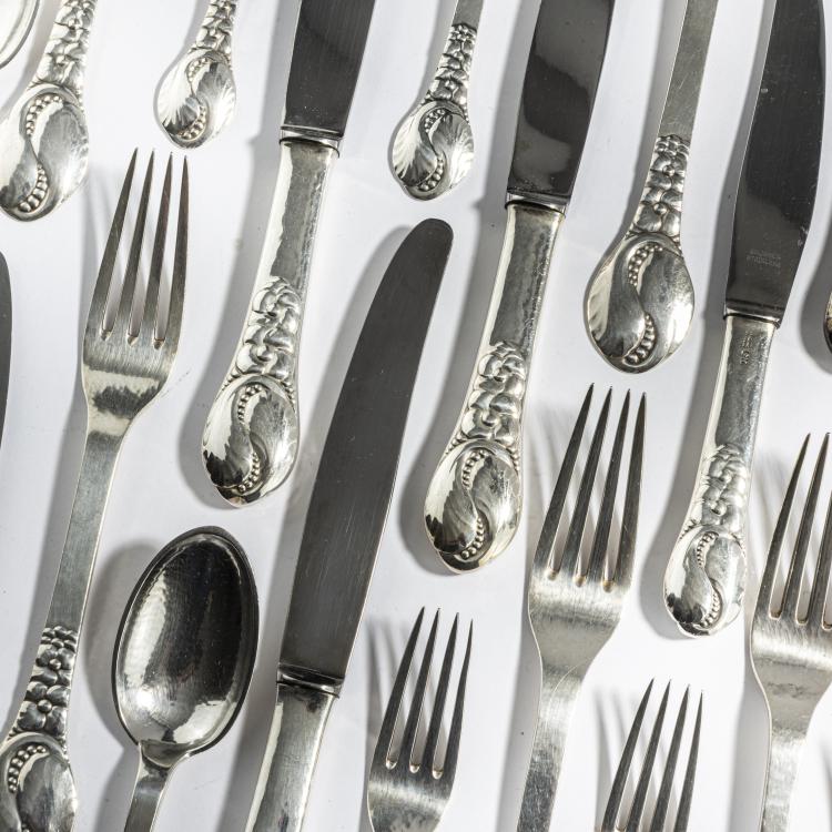 Bild 3 zu Objekt, Silverware '12', c. 1915, Nielsen, Evald, Kopenhagen, 168B 425