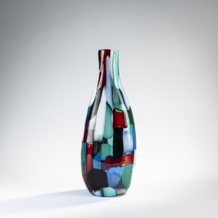 Hauptbild zu Objekt, 'Pezzato' vase, c. 1950, Fulvio Bianconi, Venini & C., Murano, 170C 554