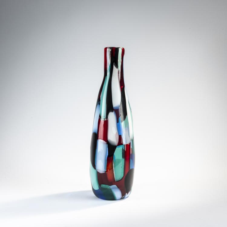Bild 1 zu Objekt, 'Pezzato' vase, c. 1950, Fulvio Bianconi, Venini & C., Murano, 170C 554