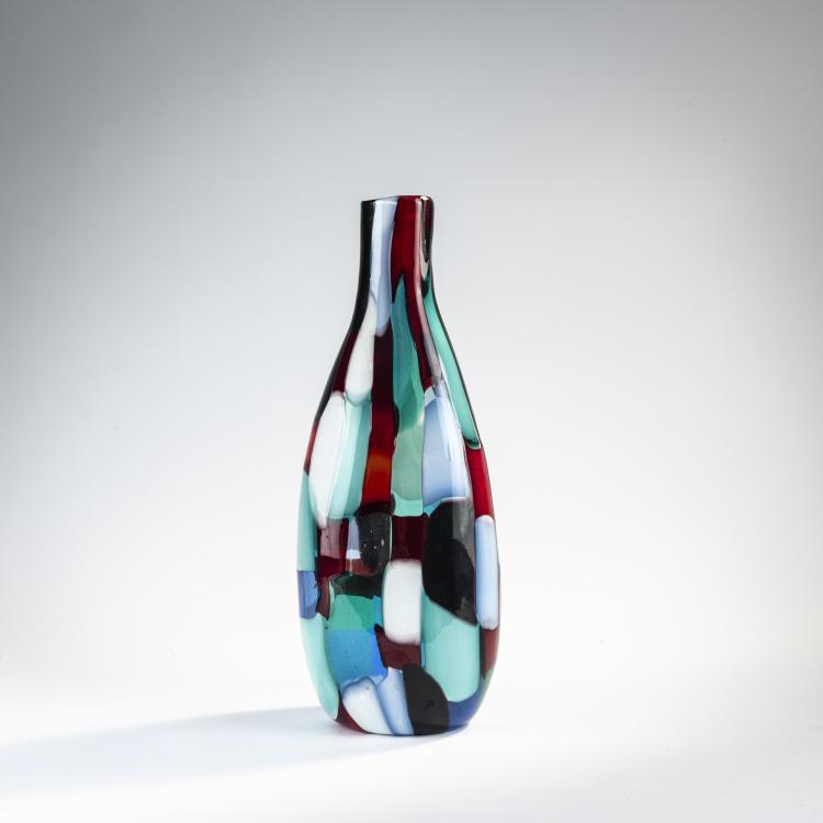 Bild 2 zu Objekt, 'Pezzato' vase, c. 1950, Fulvio Bianconi, Venini & C., Murano, 170C 554