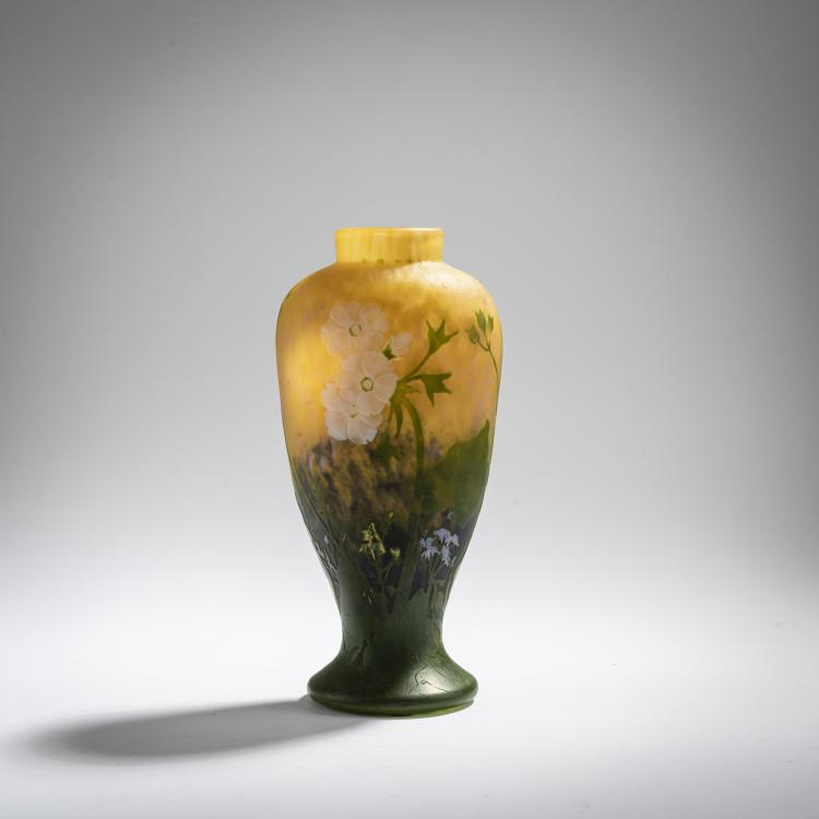 Hauptbild zu Objekt, 'Primev&egrave;re' Vase, 1919, Henri Berg&eacute;,&Eacute;mile Wirtz, Daum Fr&egrave;res, Nancy, 168A 84