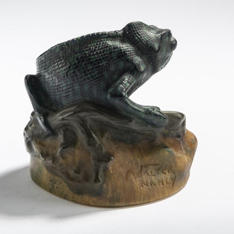 Bild 3 zu Objekt, Briefbeschwerer 'Cam&eacute;l&eacute;on', 1920er Jahre, Henri Berg&eacute;, Walter, Amalric, Nancy, 168A 251