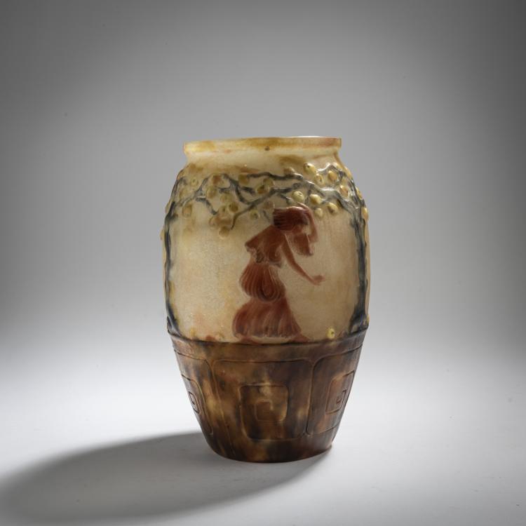 Bild 1 zu Objekt, Vase 'Le Jardin des H&eacute;sp&eacute;rides', 1926, Gabriel Argy-Rousseau, Argy-Rousseau, Gabriel, Paris, 168A 9