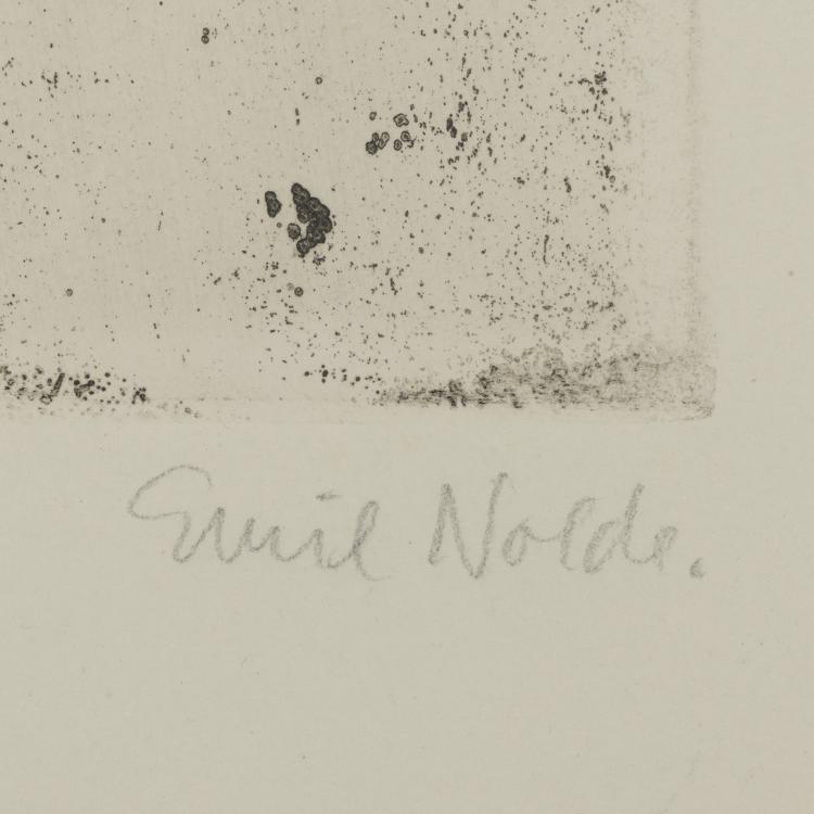 Bild 2 zu Objekt, 'Akt in Vorderansicht (Akt von vorn)', 1908, Emil Nolde, 169E 926