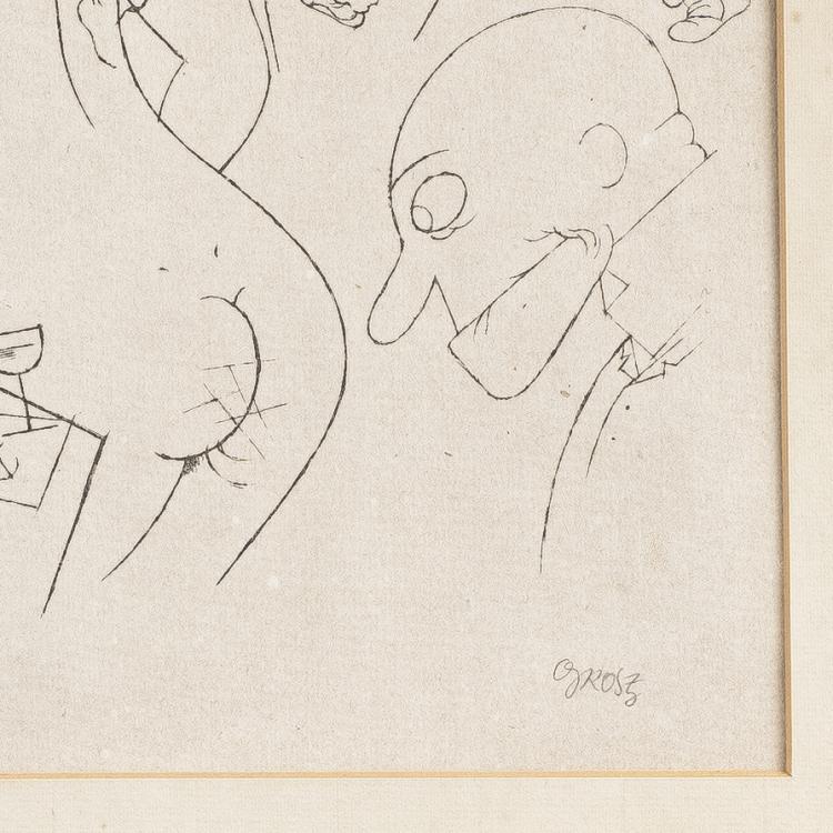 Bild 1 zu Objekt, Sheet from Alfred Richard Meyer's 'Munkepunke Dionysos', 1921, George Grosz, 169E 922