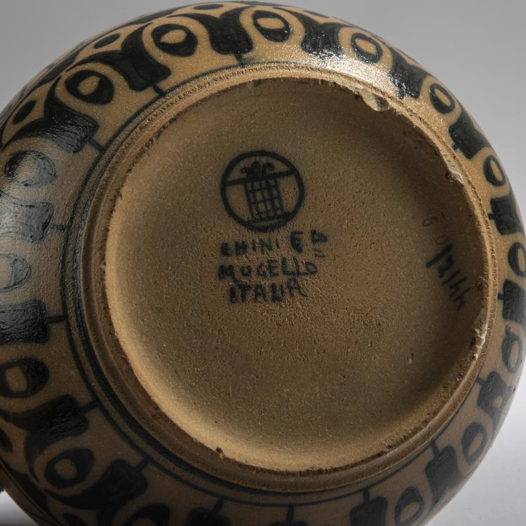 Bild 2 zu Objekt, Small planter 'con Antilopi', 1906-19, Galileo Chini, Fornaci San Lorenzo, Mugello, 168B 506