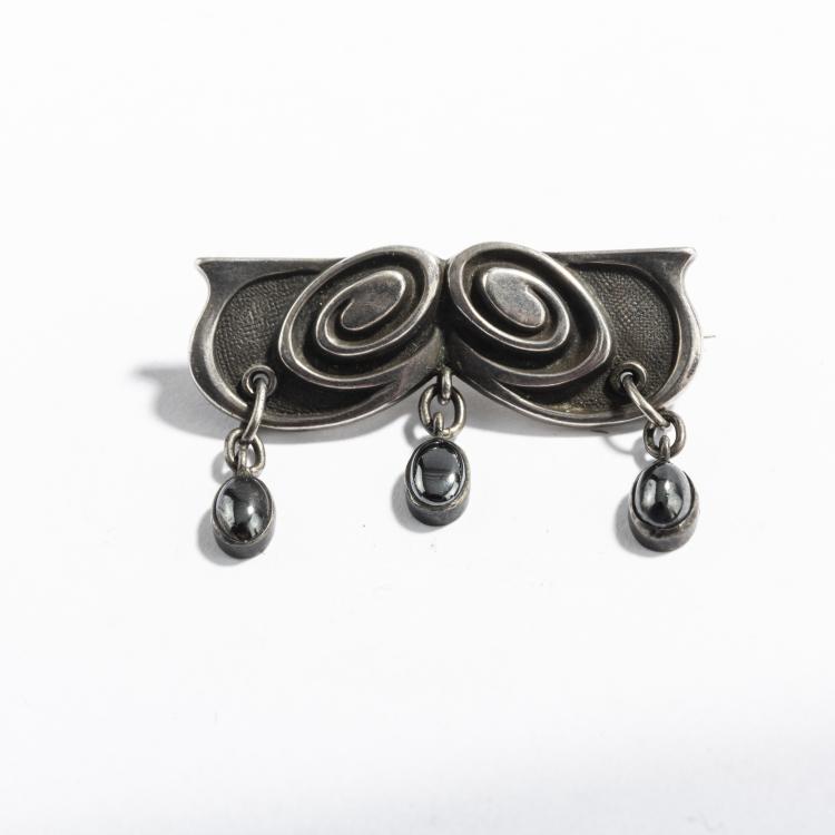 Hauptbild zu Objekt, Brosche, 1901/02, Patriz Huber, Fahrner, Theodor, Pforzheim, 168B 441