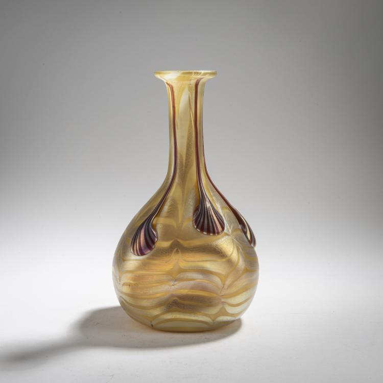 Hauptbild zu Objekt, 'Ph&auml;nomen' vase with drops, 1901, L&ouml;tz Wwe., Klosterm&uuml;hle, 168A 278