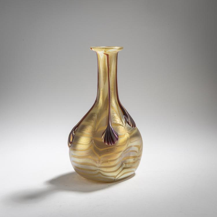 Bild 1 zu Objekt, 'Ph&auml;nomen' vase with drops, 1901, L&ouml;tz Wwe., Klosterm&uuml;hle, 168A 278
