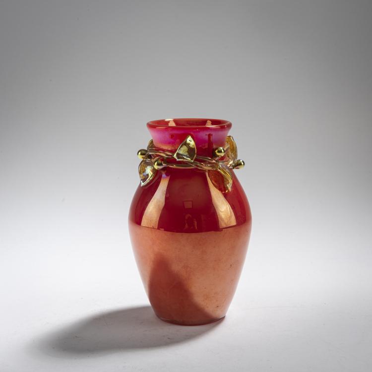 Hauptbild zu Objekt, Vase with leaf wreath, 1912, L&ouml;tz Wwe., Klosterm&uuml;hle, 168A 288