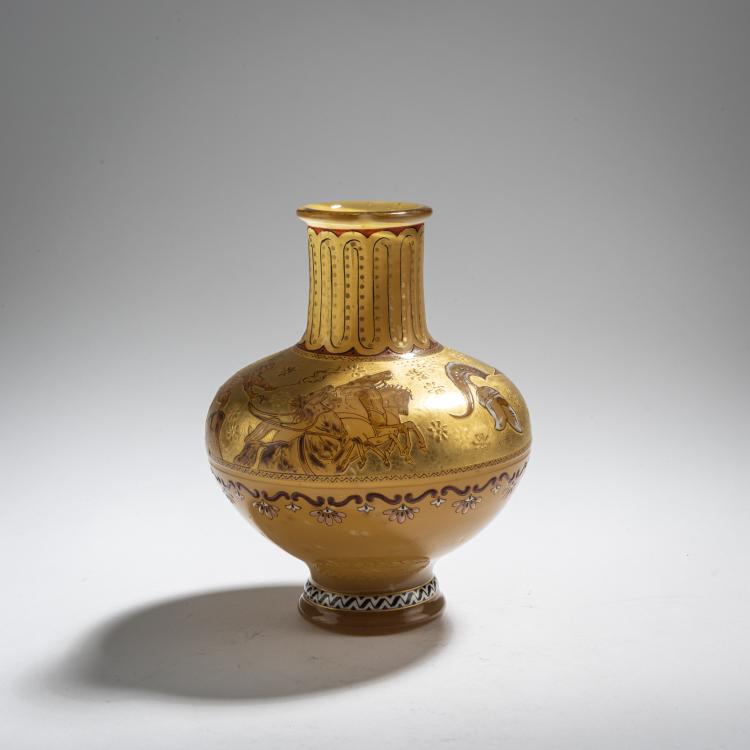 Bild 2 zu Objekt, Vase 'au jeux antiques', um 1900, Burgun, Schverer & Co., Meisenthal, Verrerie d'Art de Lorraine, 168A 14