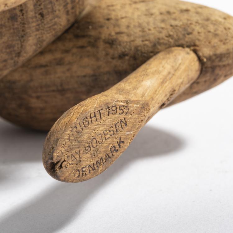 Bild 3 zu Objekt, Zwei Holzfiguren: B&auml;r, 1952, und Hase, 1957, Kay Bojesen, Bojesen, Kay, Kopenhagen, 169C 639