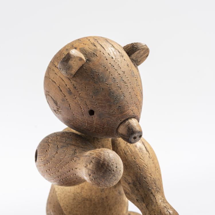 Bild 5 zu Objekt, Zwei Holzfiguren: B&auml;r, 1952, und Hase, 1957, Kay Bojesen, Bojesen, Kay, Kopenhagen, 169C 639