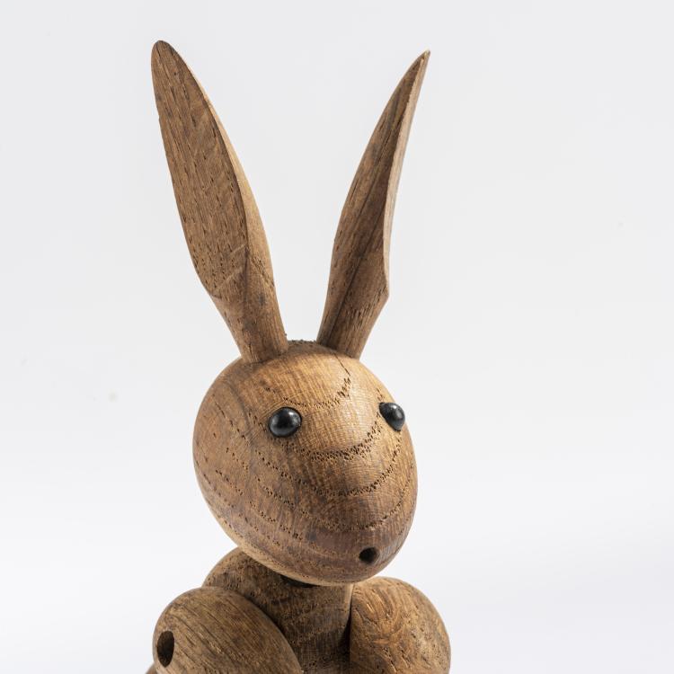 Bild 6 zu Objekt, Zwei Holzfiguren: B&auml;r, 1952, und Hase, 1957, Kay Bojesen, Bojesen, Kay, Kopenhagen, 169C 639