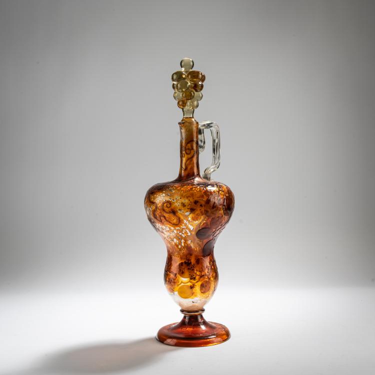 Bild 1 zu Objekt, Karaffe mit Stopfen 'Raisins', 1895, Emile Gall&eacute;, Gall&eacute;, Nancy, 168A 119