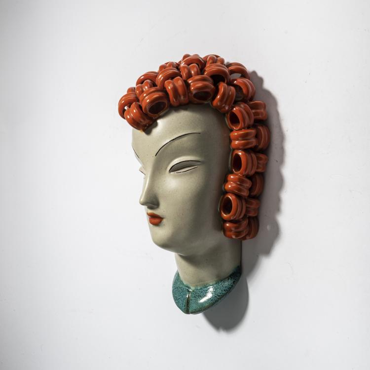 Bild 3 zu Objekt, Wandmaske, Ende 1940er Jahre, Tschechoslowakei, 168B 501