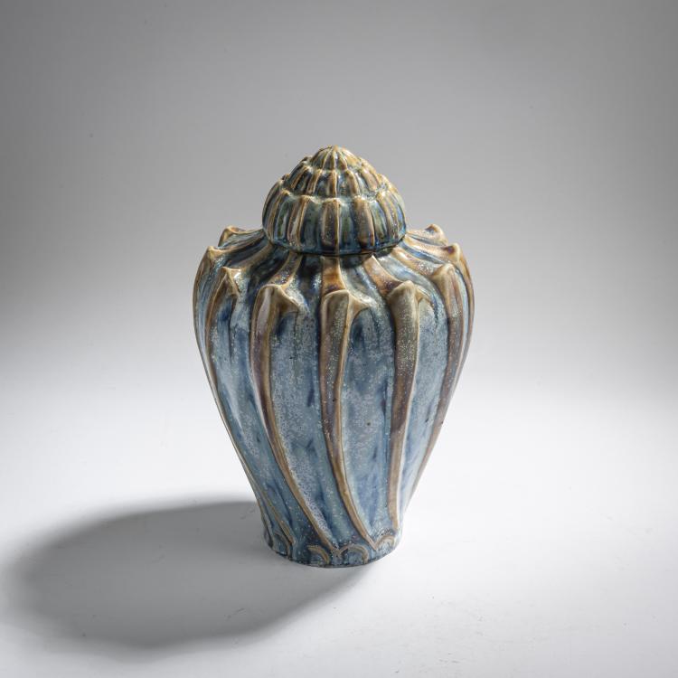 Bild 1 zu Objekt, Deckelgef&auml;&szlig;, 1902, Jean-Baptiste S&eacute;raphin, S&egrave;vres, Manufacture Nationale, 168B 466