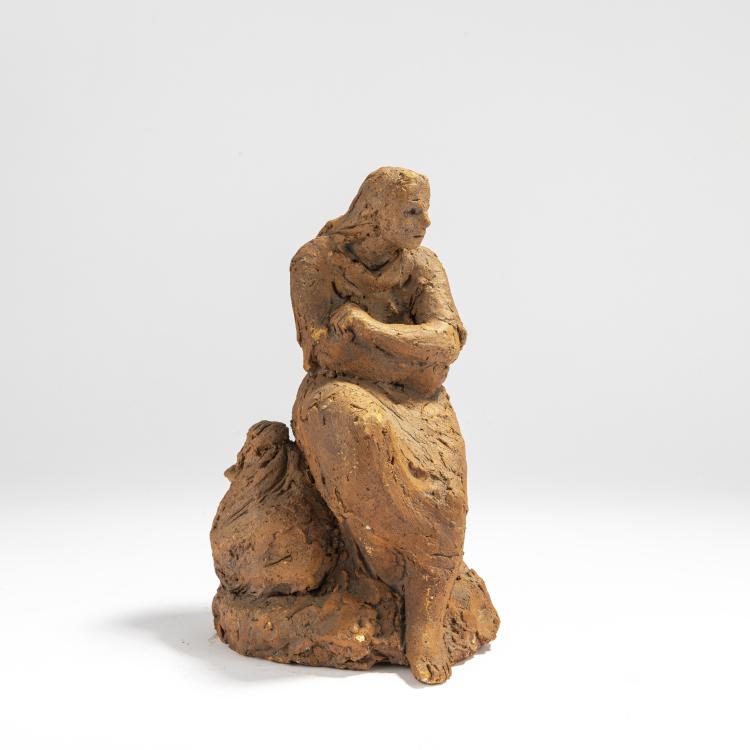 Bild 1 zu Objekt, Seated, 1945, Marianne L&uuml;dicke, 169C 498