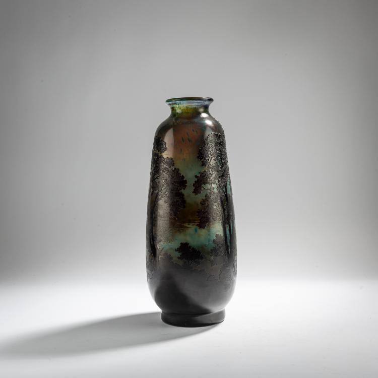 Bild 1 zu Objekt, Vase 'Paysage lacustre', 1920-36, Gall&eacute;, Nancy, 168A 157