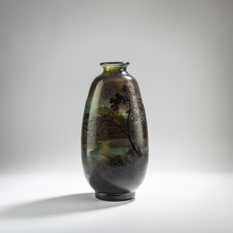 Bild 2 zu Objekt, Vase 'Paysage lacustre', 1920-36, Gall&eacute;, Nancy, 168A 157