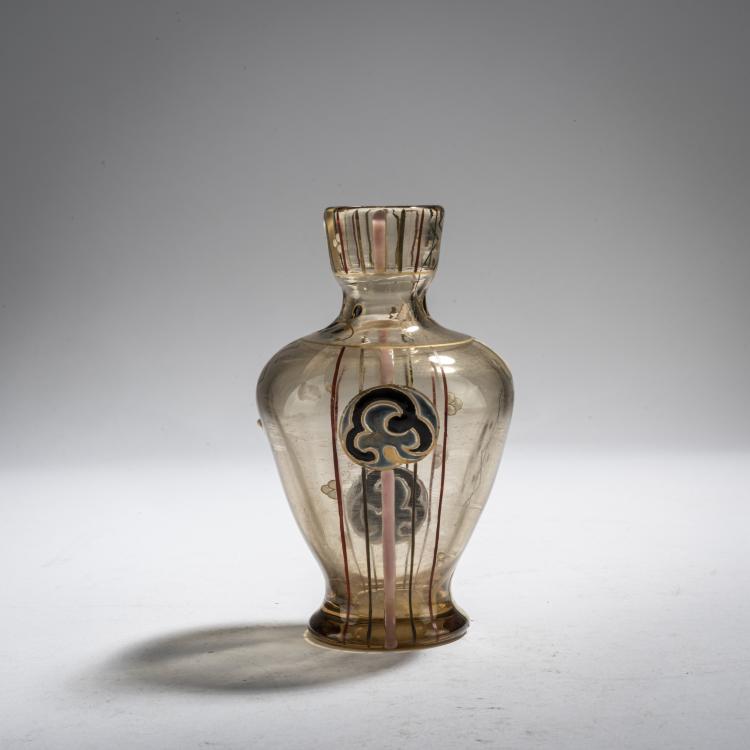 Hauptbild zu Objekt, Small Japanese style vase, c. 1880, Emile Gall&eacute;, Gall&eacute;, Nancy, 168A 102