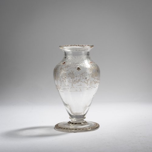 Kleine historisierende Vase 'Chasse', um 1878