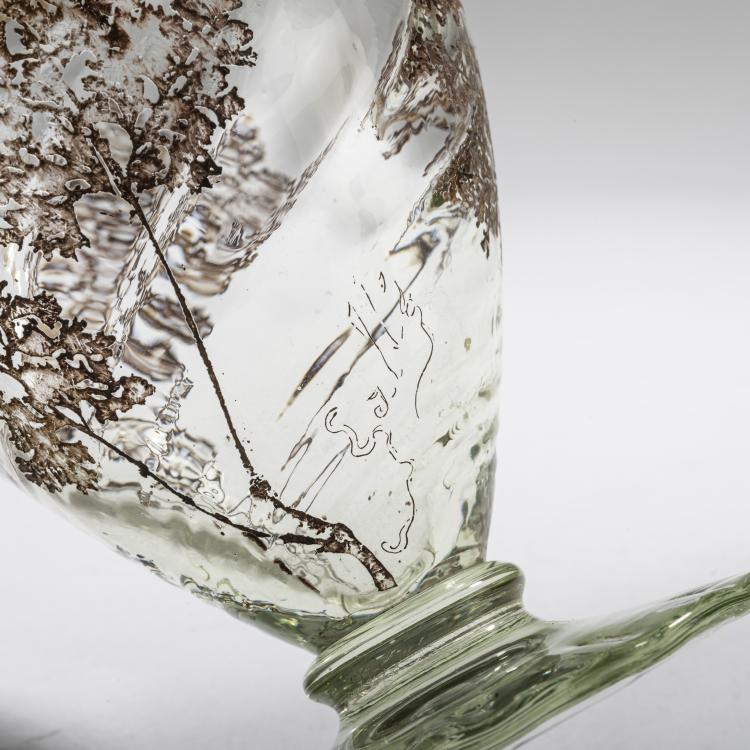 Bild 3 zu Objekt, Small Vase 'Foug&egrave;re', c. 1885, Emile Gall&eacute;, Gall&eacute;, Nancy, 168A 105