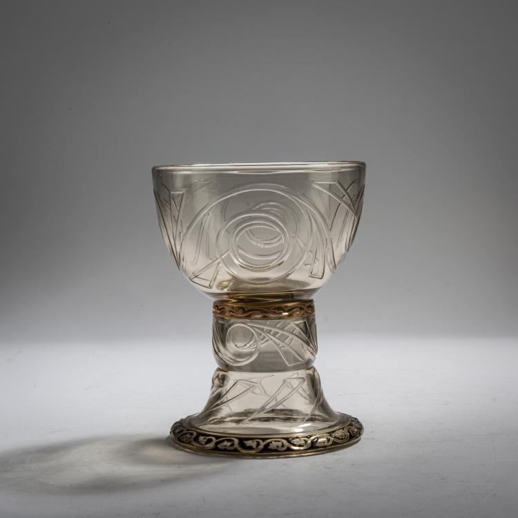 Hauptbild zu Objekt, Wine glass, 1884, Emile Gall&eacute;, Gall&eacute;, Nancy, 168A 103