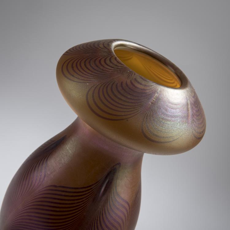 Bild 2 zu Objekt, 'Peacock Feather' Vase, c. 1900, Karl Schmoll von Eisenwerth, Poschinger, Ferdinand von, Buchenau, 168A 303