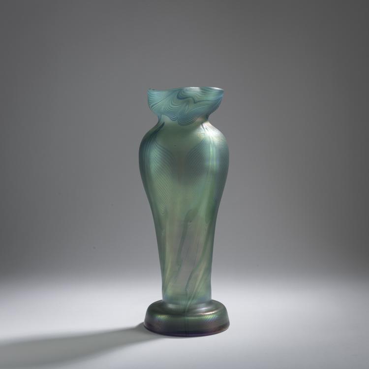 Bild 1 zu Objekt, 'Pfauenfeder'-Vase, 1899/1900, Karl Schmoll von Eisenwerth, Poschinger, Ferdinand von, Buchenau, 168A 300