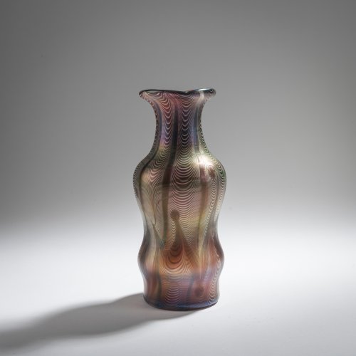 'Pfauenfeder'-Vase, um 1900