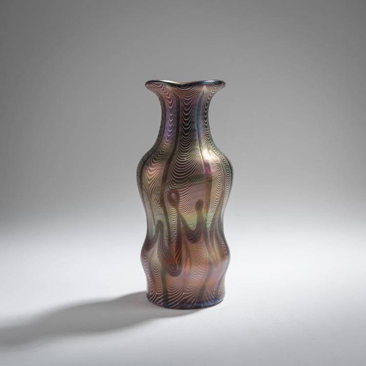 Bild 2 zu Objekt, 'Pfauenfeder'-Vase, um 1900, Poschinger, Ferdinand von, Buchenau, 168A 305