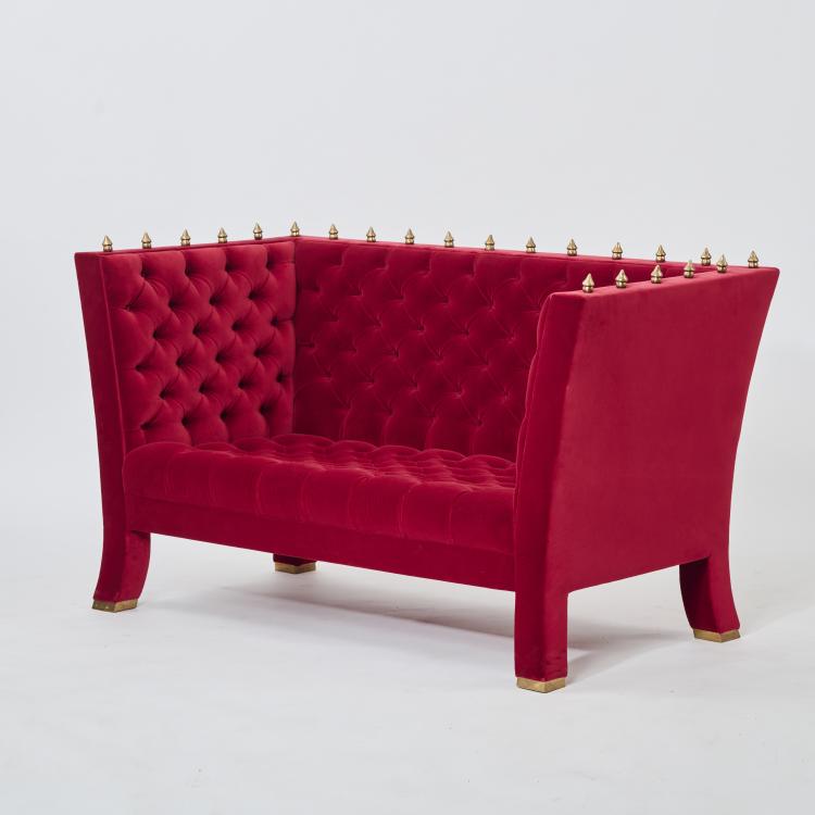 Hauptbild zu Objekt, 'Mars' sofa, 1989, Elizabeth Garouste,Mattia Bonetti, BGH Edition, Paris, 169A 127