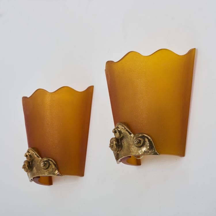 Bild 2 zu Objekt, Two 'Salambo' wall lights, c. 2000, Elizabeth Garouste,Mattia Bonetti, BGH Edition, Paris, 169A 132