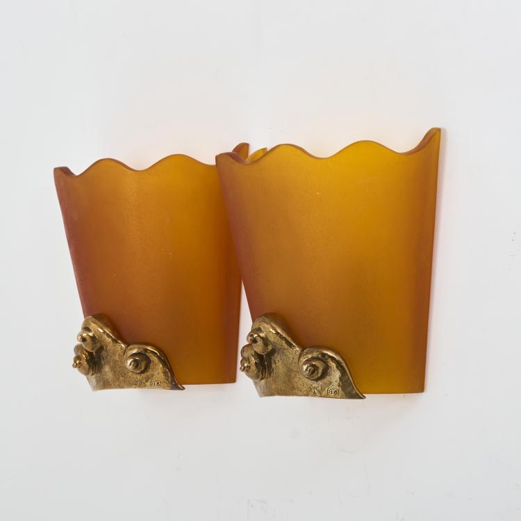Bild 3 zu Objekt, Two 'Salambo' wall lights, c. 2000, Elizabeth Garouste,Mattia Bonetti, BGH Edition, Paris, 169A 132