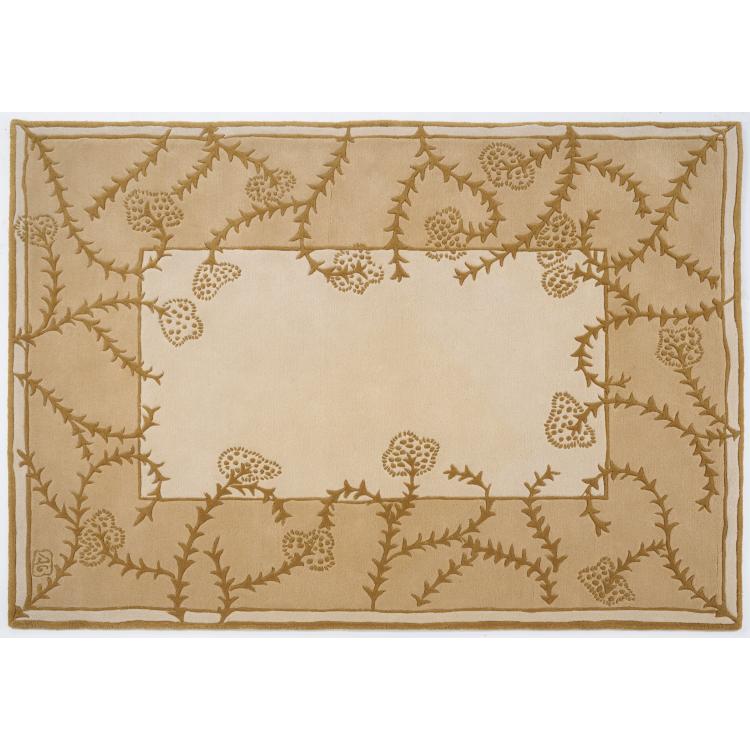 Hauptbild zu Objekt, Carpet 'Foug&egrave;res beige', c. 1993, Elizabeth Garouste,Mattia Bonetti, SAM LAIK, Paris, 169A 129