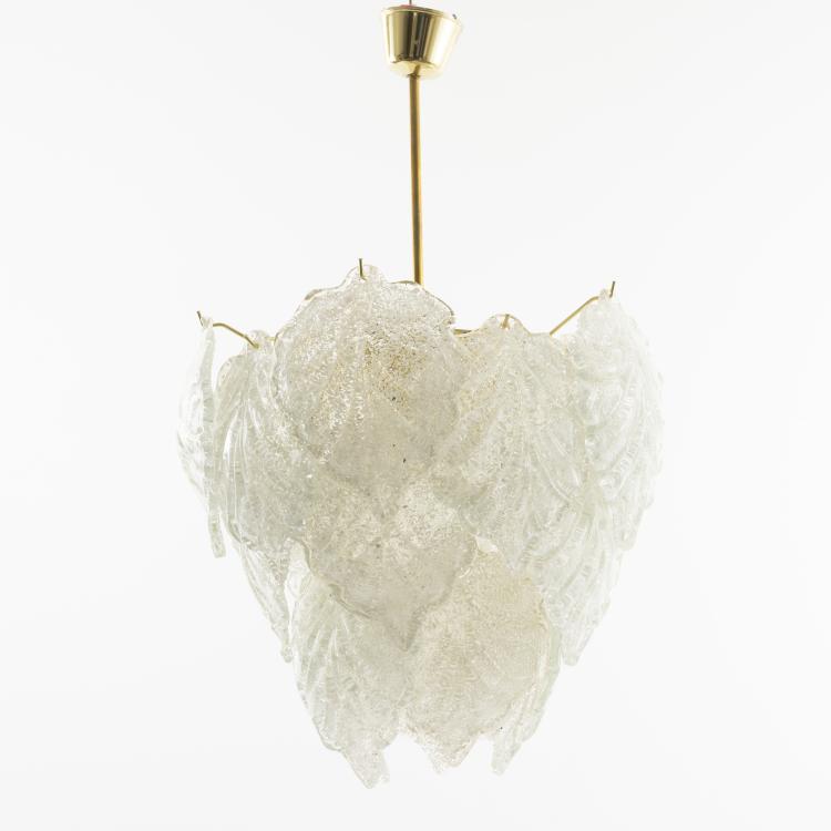 Hauptbild zu Objekt, Deckenleuchte, 1970er Jahre, Venini & C., Murano (zugeschrieben/attr.), 170A 189