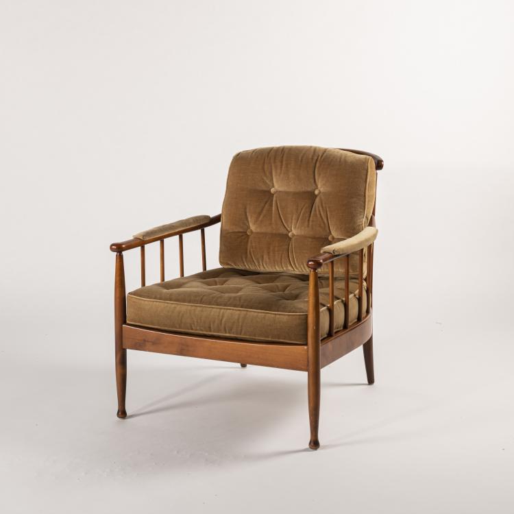 Hauptbild zu Objekt, 'Skrindan' armchair, 1963, Kerstin H&ouml;rlin-Holmquist, OPE M&ouml;bler, Schweden, 169C 648