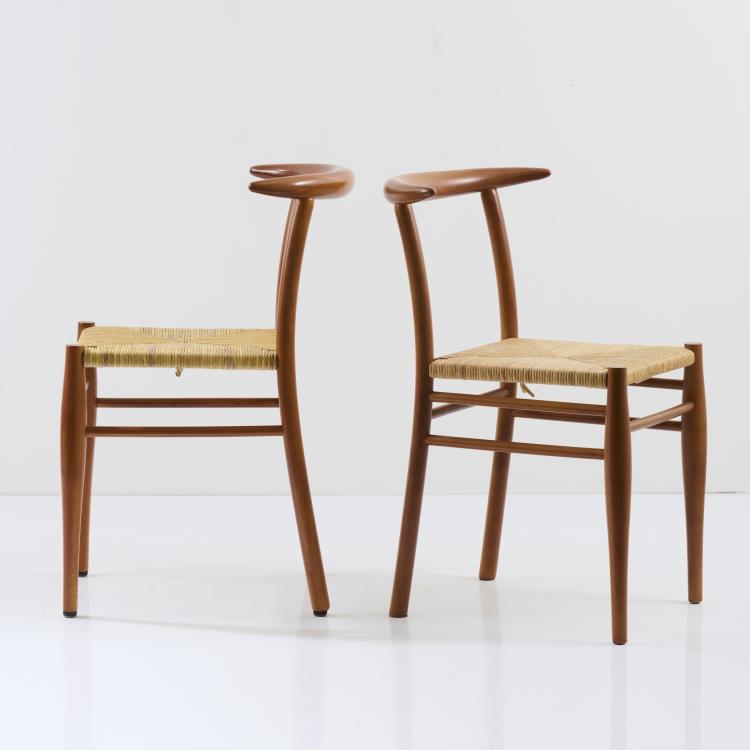 Bild 1 zu Objekt, Zwei St&uuml;hle 'Tessa Nature', 1985, Philippe Starck, Driade Aleph, Caorso, 169A 134