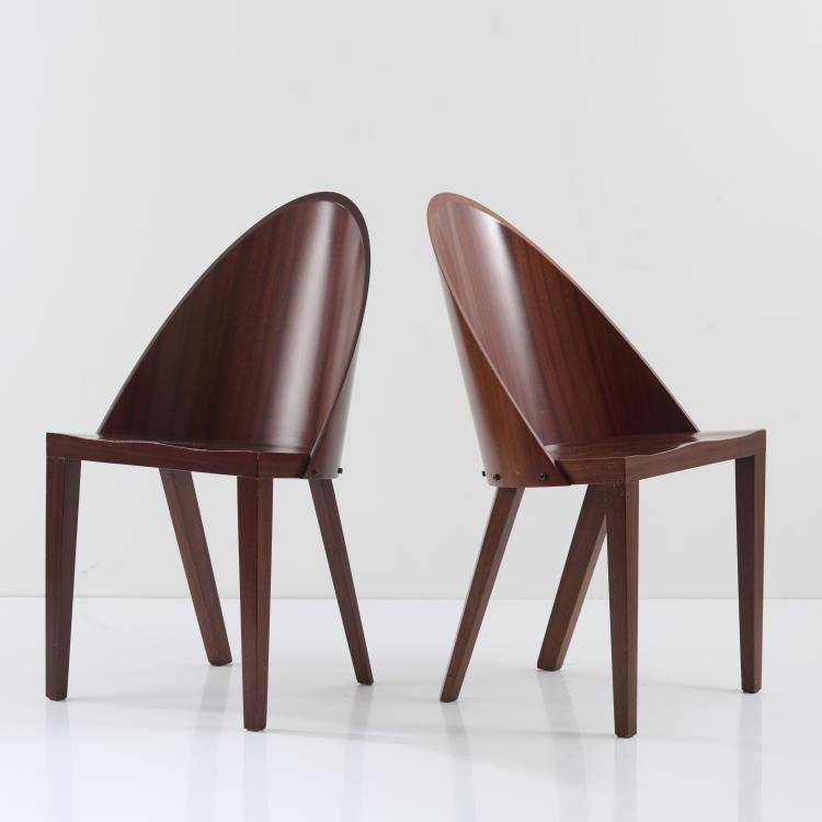 Bild 1 zu Objekt, Zwei St&uuml;hle 'Royalton' - '44', 1985, Philippe Starck, Driade Aleph, Caorso, 169A 141