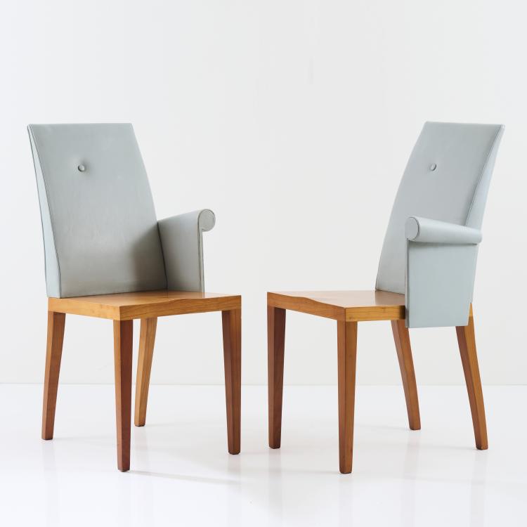 Hauptbild zu Objekt, Zwei St&uuml;hle 'Asahi', 1991, Philippe Starck, Driade Aleph, Caorso, 169A 136
