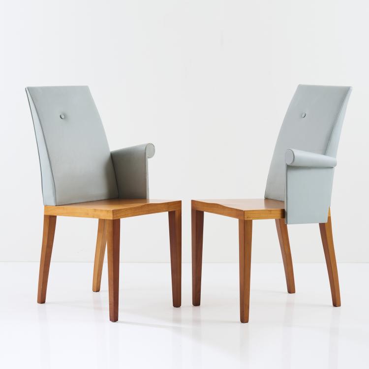 Bild 1 zu Objekt, Zwei St&uuml;hle 'Asahi', 1991, Philippe Starck, Driade Aleph, Caorso, 169A 136