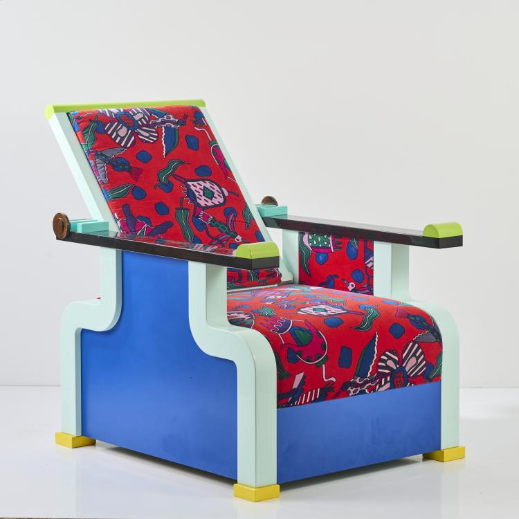 Bild 3 zu Objekt, 'Mamounia' armchair, 1985, Nathalie Du Pasquier,George J. Sowden, Memphis, Mailand, 170A 273