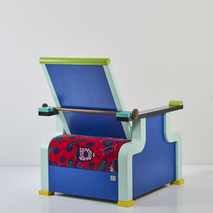 Bild 5 zu Objekt, 'Mamounia' armchair, 1985, Nathalie Du Pasquier,George J. Sowden, Memphis, Mailand, 170A 273