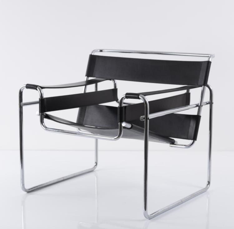 Hauptbild zu Objekt, Armchair 'B3 - Wassily', 1925, Marcel Breuer, Gavina, Mailand, 170B 286