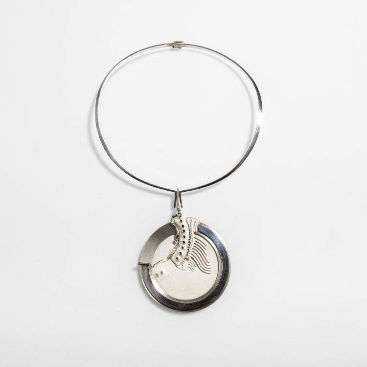 Hauptbild zu Objekt, Halsschmuck, um 1970, Jens-R&uuml;diger Lorenzen, 169D 838