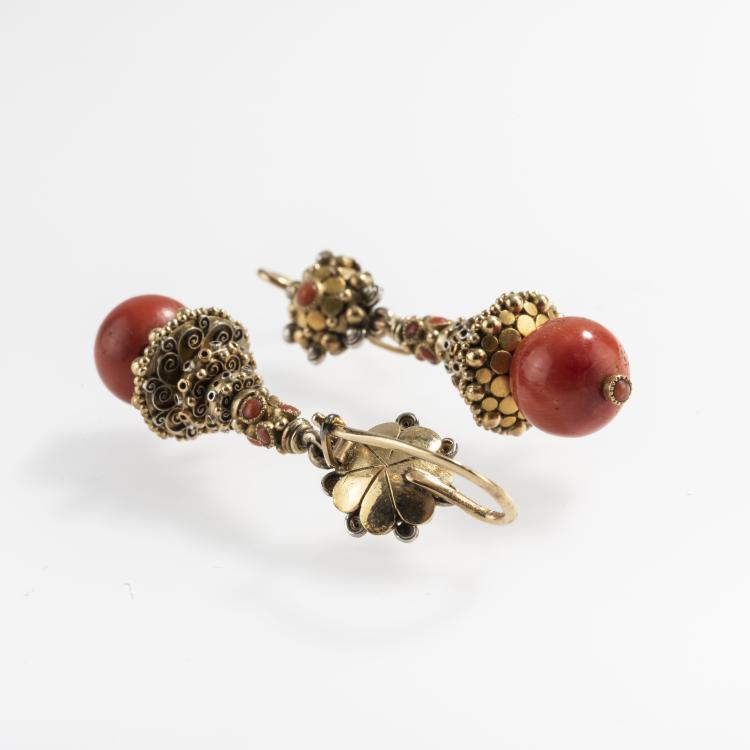 Bild 1 zu Objekt, Paar Ohrringe, 1950er Jahre, Elmar Seidler, 169D 787