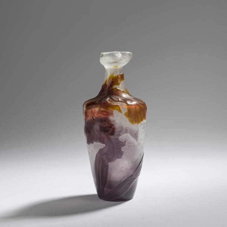 Hauptbild zu Objekt, Vase 'Cattleya', c. 1900, Emile Gall&eacute;, Gall&eacute;, Nancy, 168A 136
