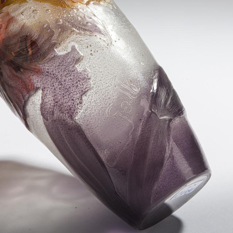 Bild 4 zu Objekt, Vase 'Cattleya', c. 1900, Emile Gall&eacute;, Gall&eacute;, Nancy, 168A 136