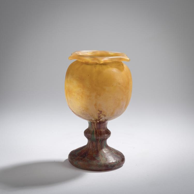 Hauptbild zu Objekt, Vase 'Verre de Jade', 1919-23, Daum Fr&egrave;res, Nancy, 168A 85